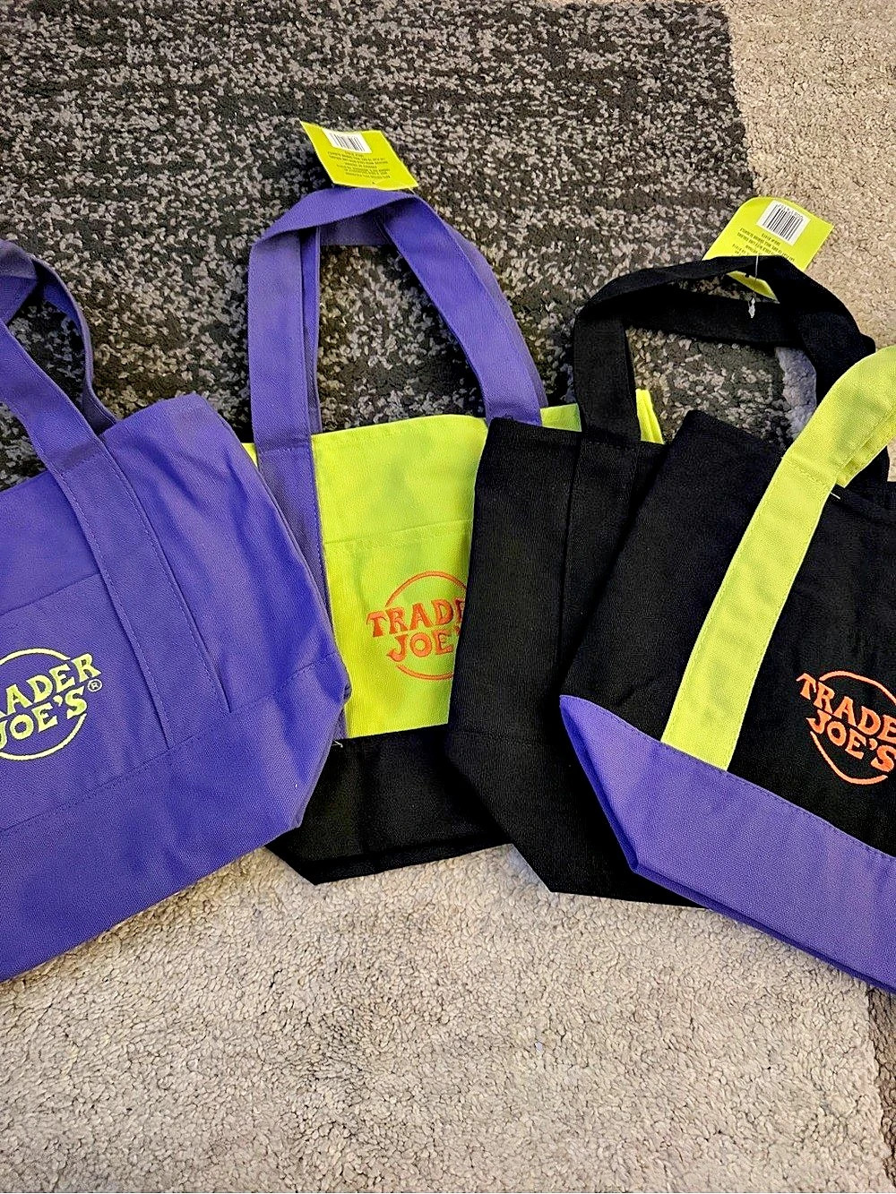 Trader Joe's Trick-or-Treat Mini Canvas Tote Bag